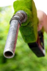 绿色燃料喷嘴能源概念环境生态汽油图片