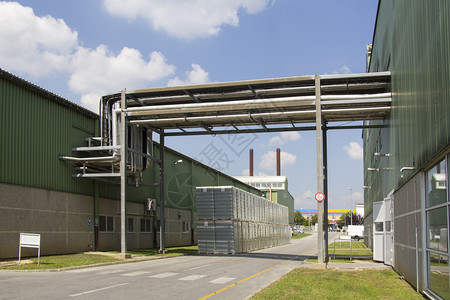 行业阀门工厂机械通风系统金属管的用于一个工厂的机械通风系统压力图片