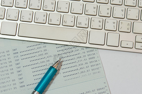 订金收益数字银行业务财和带笔的键盘计算机有硬笔图片