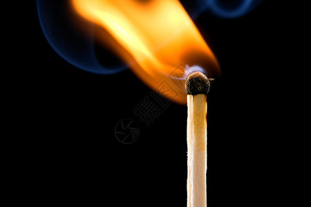 耀斑抽象的热火和烟相匹配图片