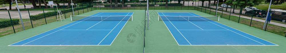 游戏天复制蓝网球场关于户外体育背景的宽幅蓝网球场图片