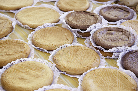 苹果派和巧克力自制甜点细节传统食物饮桌布卡路里美味的图片
