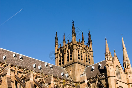天主教澳大利亚悉尼圣Maryrsquos大教堂建筑特征澳大利亚悉尼块结石图片