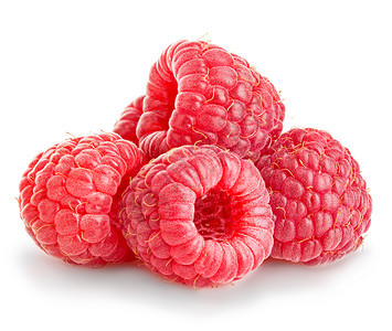 白色背景上孤立的草莓新鲜素食主义者物图片