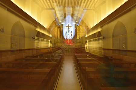 圣特雷萨钦奈大教堂美丽的内地坛长椅演说图片