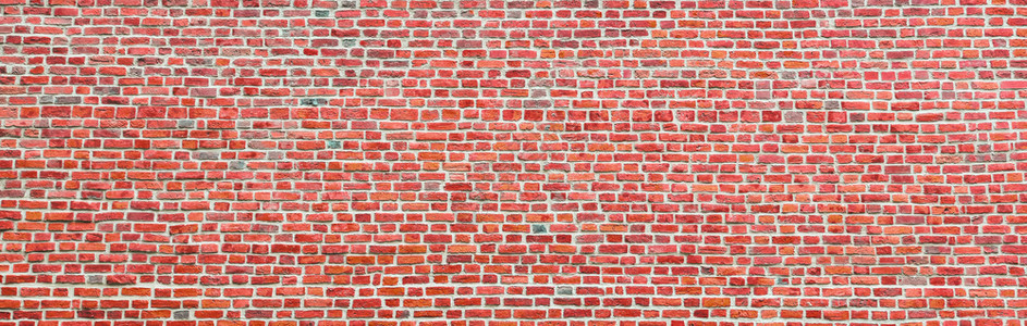 Brick墙宽阔的红砖全景有小块现代壁纸设计用于网络或图形艺术项目摘要模板或拟布瑞克墙宽的砖板全景还有小砖块邋遢现代的砌图片