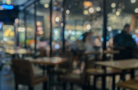 用于背景Retro过滤效果图像的咖啡店或餐馆摘要模糊不清或者城市优质的图片