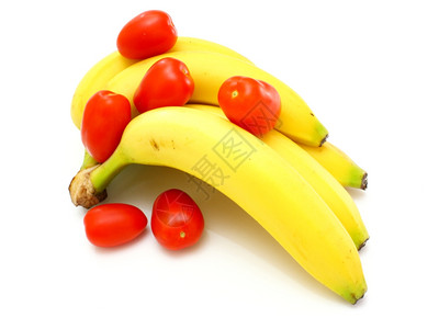 黄色香蕉苹果和梨子白种背景下的死生健康成熟多汁的图片