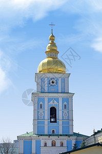 宗教纪念碑基辅圣迈克尔斯角金多明度修道院钟图片