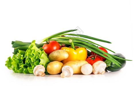 红色的仍然有新鲜蔬菜白种背景与世隔绝新鲜的蔬菜与生俱来健康食物图片