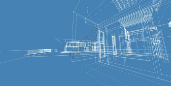 财产现代的商业3DD插图架构建设视角线现代城市建筑抽象背景设计建筑结构图解3d插摘要建筑背景13256背景图片