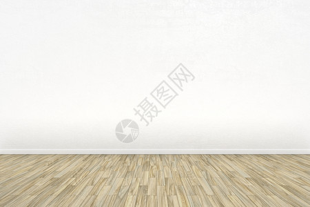 家垃圾摇滚3d一个带木地板的空房间面图片
