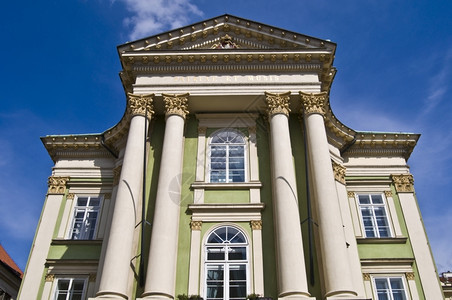 建造布拉格古老地产剧院的详情细节故事图片