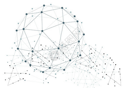 质地结构体全球网络与点和线接连全球网络的相联包括各点和线连接网现代的图片
