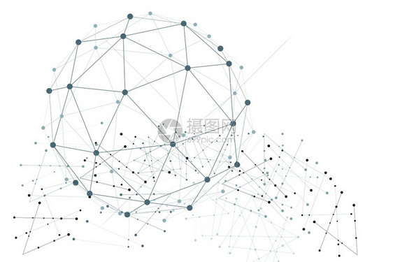 质地结构体全球网络与点和线接连全球网络的相联包括各点和线连接网现代的图片