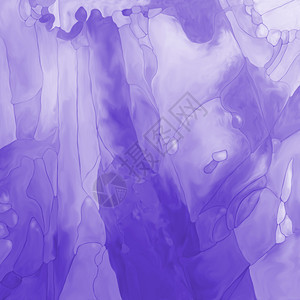 水彩画数字的紫色幻想地貌摘要数字画的紫色幻想地貌或带有线条和田野的背景纹理自然丰富多彩的图片