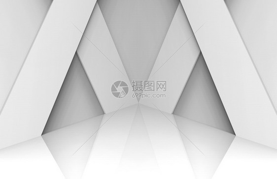 灰色的有创造力3d提供现代白色面板设计墙角Eoom舞台背景装饰品图片