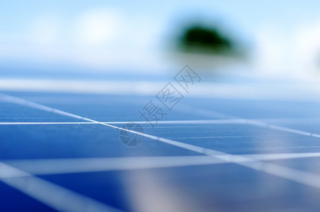 可持续再生能源太阳能板图片
