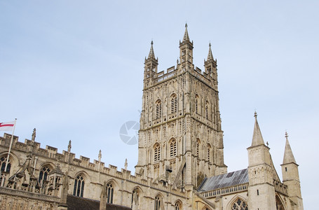 著名的Gloucester大教堂英国联合王树宗教上帝图片