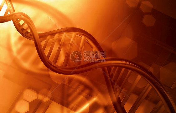 生活带有DNA片段的抽象科学背景染色体插图图片