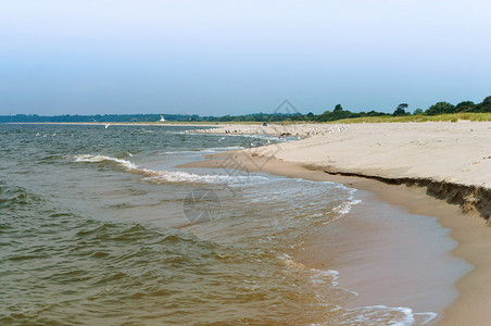 海景浪波罗的风暴波罗的海颜色夏天图片