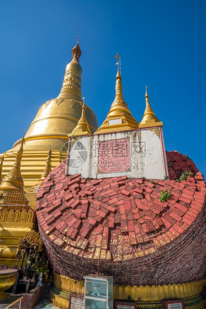 精神建筑学ShweMawDawPagodaShwemawdawPagoda缅甸或宝塔图片