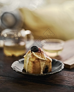 浆果面包店馅饼柠檬蓝莓蛋糕含茶柠檬蓝莓蛋糕图片