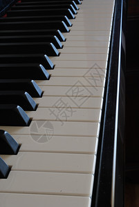 娱乐键盘钢琴侧视图的照片弦图片