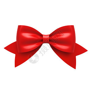 郁葱圣诞节白底3D插图D丝带礼品弓在白色背景上隔绝象征图片