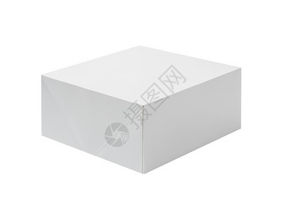 品牌推广白色背景孤立的纸板盒包装空假以色背景隔开新的航运图片