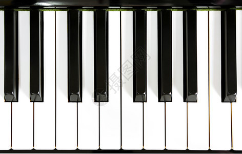 关闭钢琴键唱歌爵士乐白色的图片