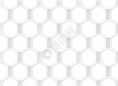地面蜜蜂3d使无缝现代白色八边形状设计墙壁背景抽象的背景图片