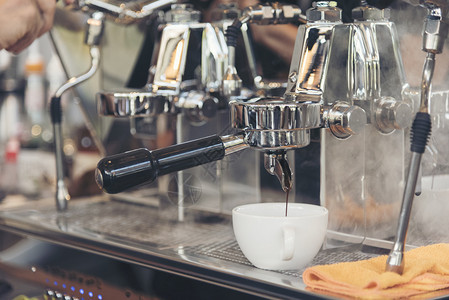 机器餐厅自助咖啡机制作黑图片