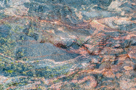 光滑的自然石头背景天原生海纹理岩矿物图片