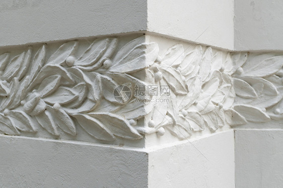 装饰品植被粉刷建筑墙壁的现代主义装饰细节西班牙现代主义建筑背景西班牙现代主义建筑背景图片