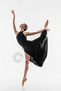 全芭蕾舞表演女士轮廓背部图片