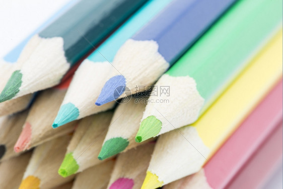 彩色铅笔头图片