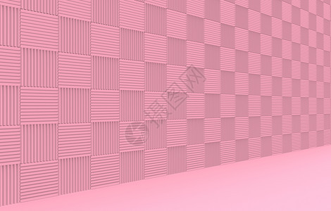 墙纸3d提供甜柔软粉红色音方形的瓷砖墙壁和地板背景优质的柔软图片
