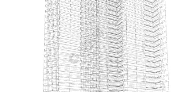 摘要草图建筑工程电线框架白色的几何学图片