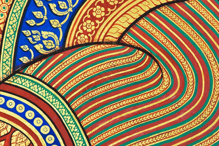 泰国传统光彩绘画装饰品卡丽莎图片