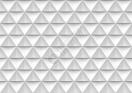 装饰风格3d使现代白色和灰三角形多边状墙壁背景天衣无缝阴影白色的插画