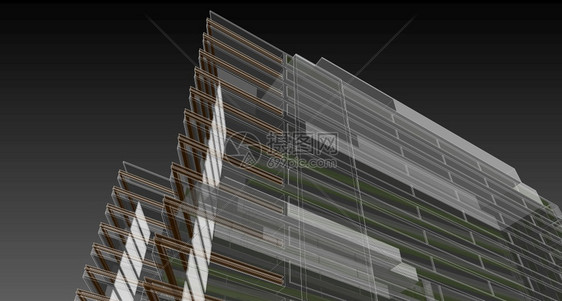 技术外部的建筑图画摘要草插文线图片