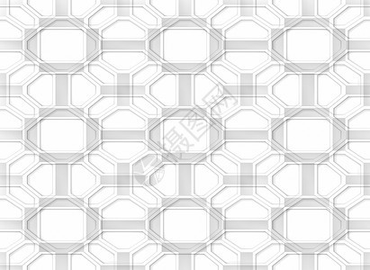 阴影结构体堵塞3d提供无缝现代随机几何形状的白色网格模式墙壁背景图片