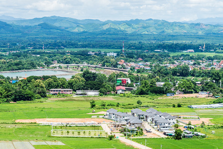 泰国北部河谷发展市泰国北部峡谷户外假期云图片
