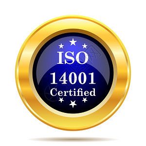 技术ISO140图标在白色背景上的互联网按钮奖满意图片