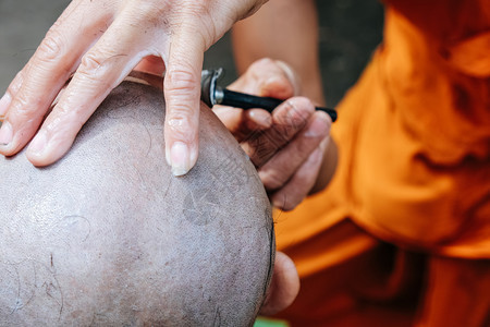 职业剃头发的仪式佛教徒节日水平成人图片