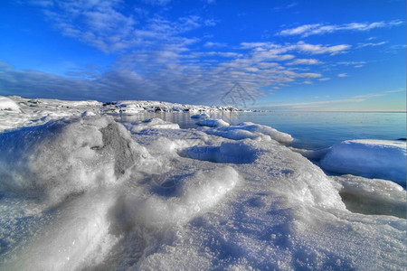 来自挪威峡湾的冬季风景美丽节海洋图片