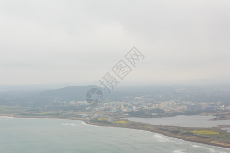 地质公园旅行韩国济州岛冬季风景繁荣图片