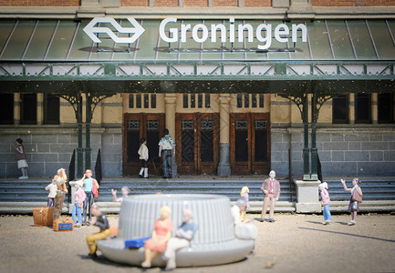荷兰格罗宁根微型火车站格罗宁根微型火车站马德罗丹户外铁路图片