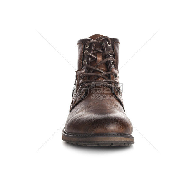 随意的Menrsquos鞋棕色休闲隔离在白背景Menrsquos鞋棕色休闲隔离在白背景目的皮革图片